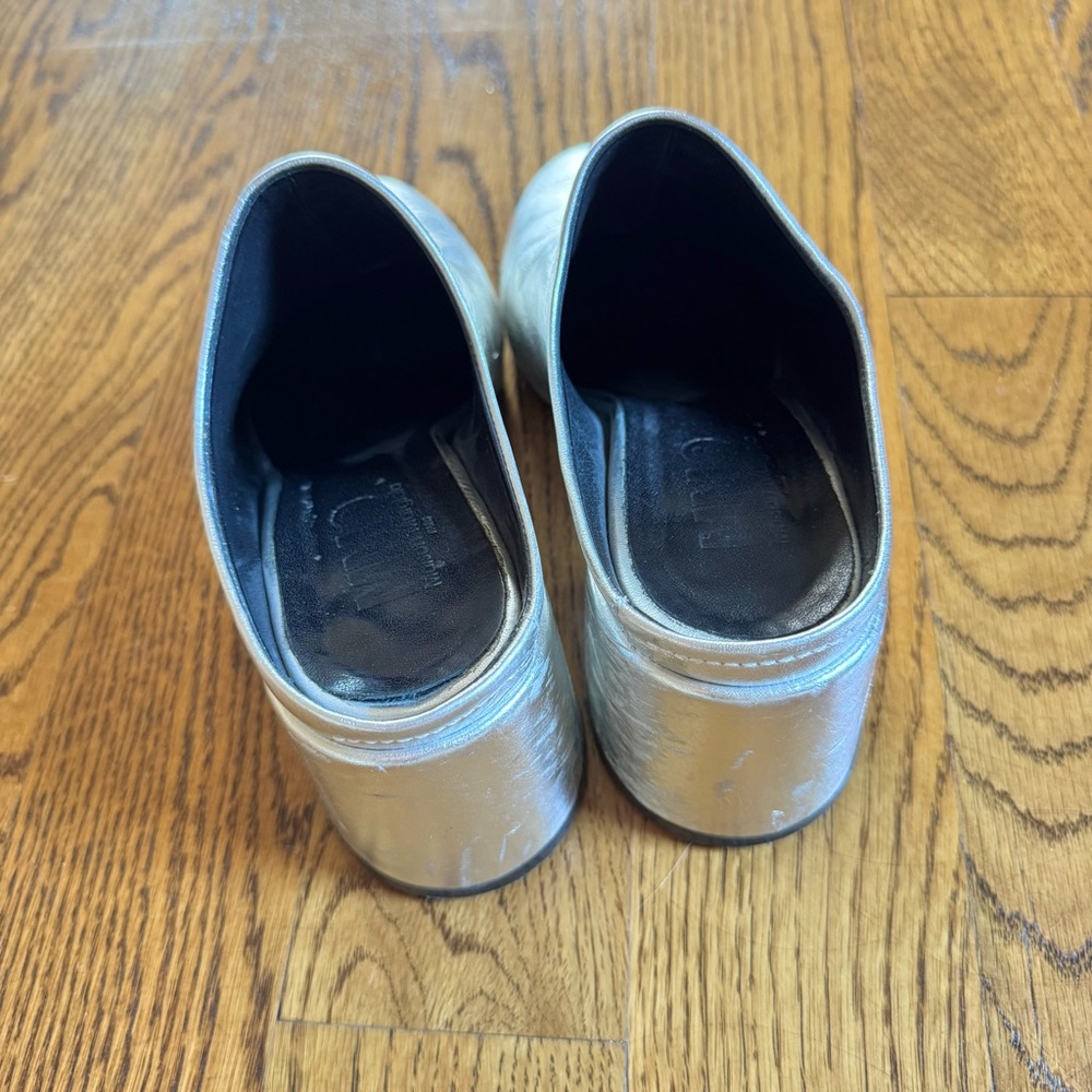 Maison Martin Margiela Silver Mules Metallic Silver - Picture 5 of 7